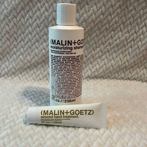 Malin+Goetz shampoo and hand treatment bundle